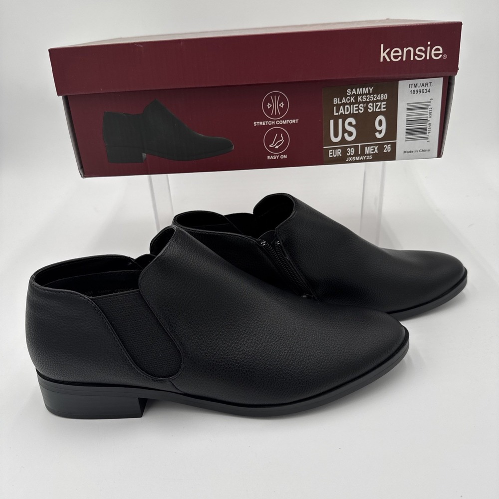 Kensie Women's Sammy Short Boot‎ Size 9 M Black KS252480 New With Box